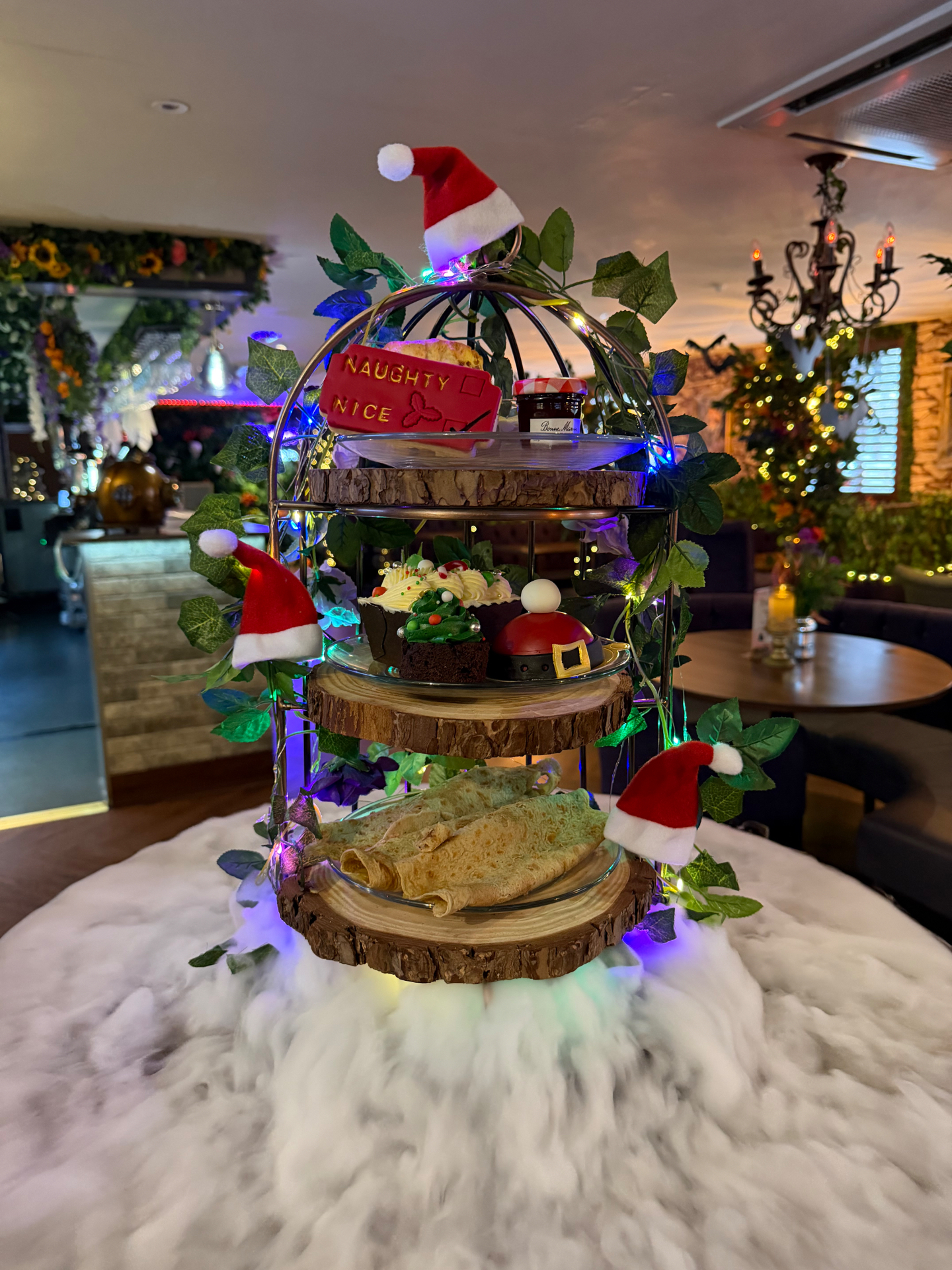 Festive afternoon tea with Santa at Enchant